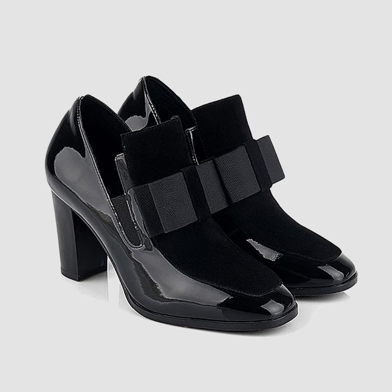 Lea Solen Talons épais en cuir
