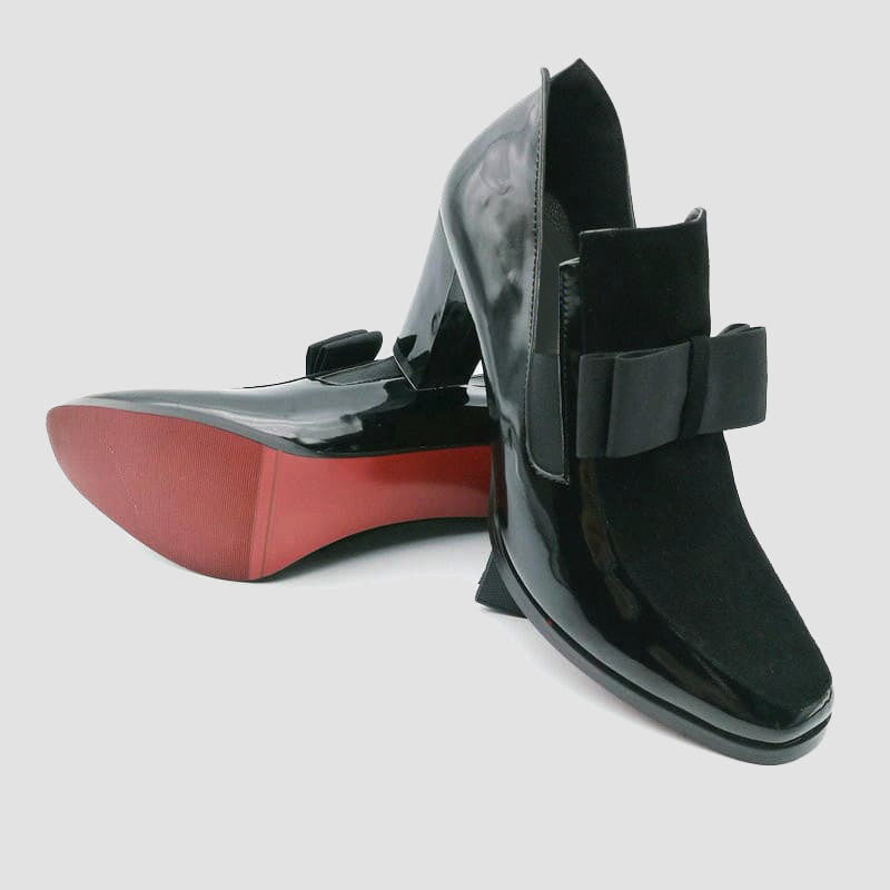 Lea Solen Talons épais en cuir