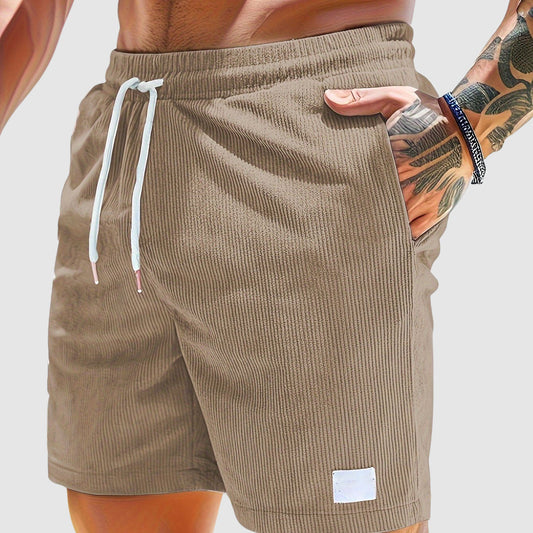 Marc Faure Short en velours côtelé