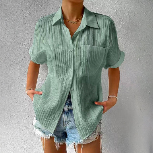 Zoe Blin Chemise à manches courtes