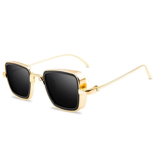 Lunettes de soleil à bords sculptés